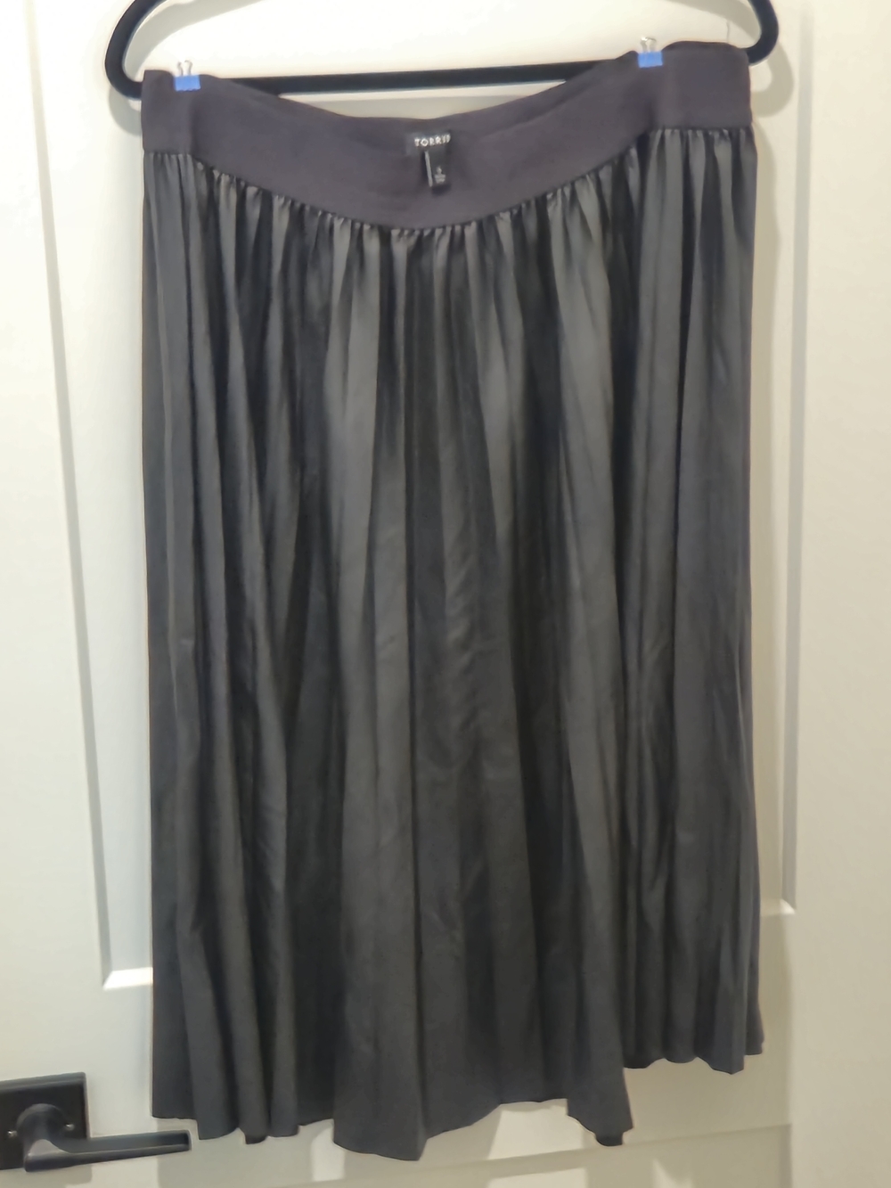 torrid black pleated maxi skirt